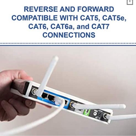 LOT of FIVE legrand Cat 5e Patch Cable 50ft - Picture 4 of 6